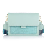    Vilix Croco Tasje Munt Met Strap Frisse Look